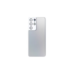 Samsung Galaxy S21 Ultra 5G G998B bagcover Silver med linse OEM