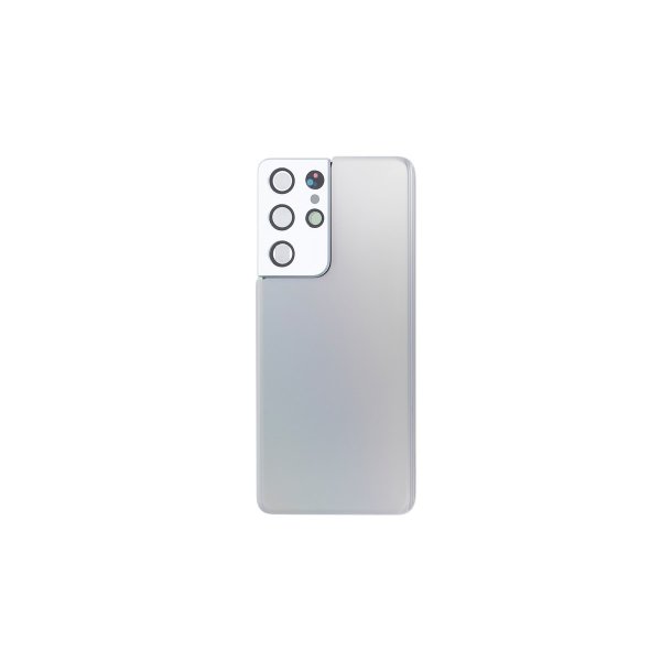 Samsung Galaxy S21 Ultra 5G G998B bagcover Silver med linse OEM