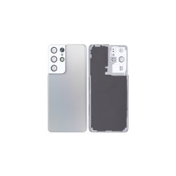 Samsung Galaxy S21 Ultra 5G G998B bagcover Silver med linse OEM