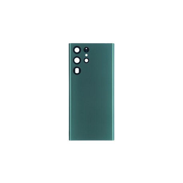 Bagcover til Samsung Galaxy S22 Ultra S908B med Kameralinse Gr�n OEM