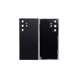 Samsung Galaxy S22 Ultra 5G S908B bagcover Black med linse OEM