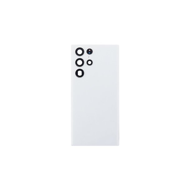 Samsung Galaxy S22 Ultra 5G S908B bagcover White med linse OEM