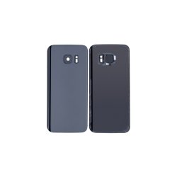 Samsung Galaxy S7 G930F bagcover Black med linse OEM