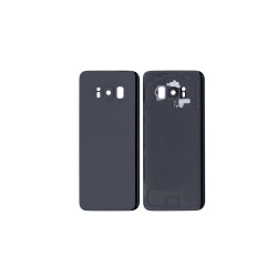 Samsung Galaxy S8 G950F bagcover Black med linse OEM