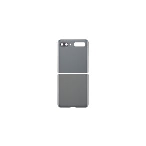 Samsung Galaxy Z Flip (5G) F707B bagcover Grey med linse OEM
