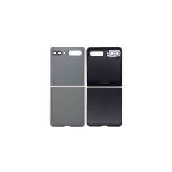 Samsung Galaxy Z Flip (5G) F707B bagcover Grey med linse OEM