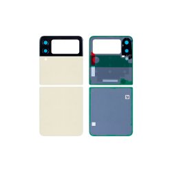 Samsung Z Flip3 (5G) F711B bagcover Cream med linse OEM