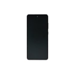 Sk�rm til Samsung Galaxy A52s 5G A528B OLED med Ramme Service Pack Sort
