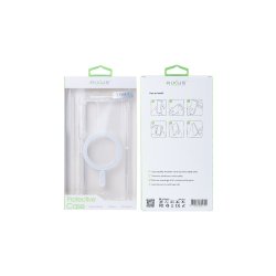 Samsung Z Fold5 Transparent cover TPU Hvid Magnetisk
