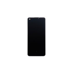 Oppo A74 / Oppo F19 Sk�rm med ramme Sort 4G Display og Digitizer
