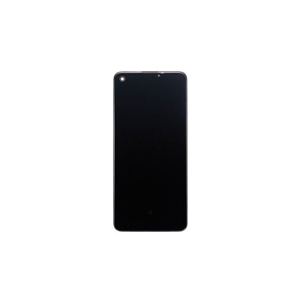 Oppo A74 / Oppo F19 Sk�rm med ramme Sort 4G Display og Digitizer