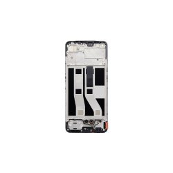 Oppo A74 / Oppo F19 Sk�rm med ramme Sort 4G Display og Digitizer