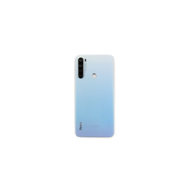 Xiaomi Redmi Note 8 2021 bagcover White med linse Original