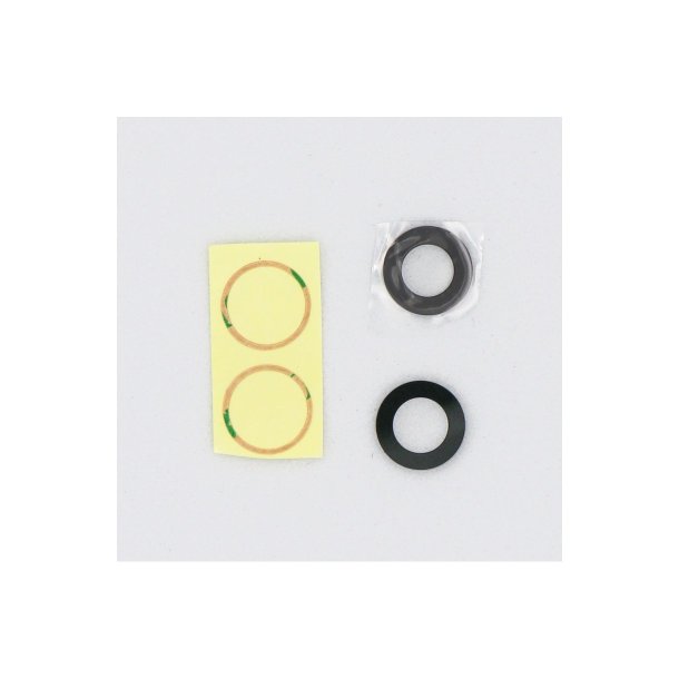 iPhone 14 / iPhone 14 Plus Kameralinseglas Sort OEM