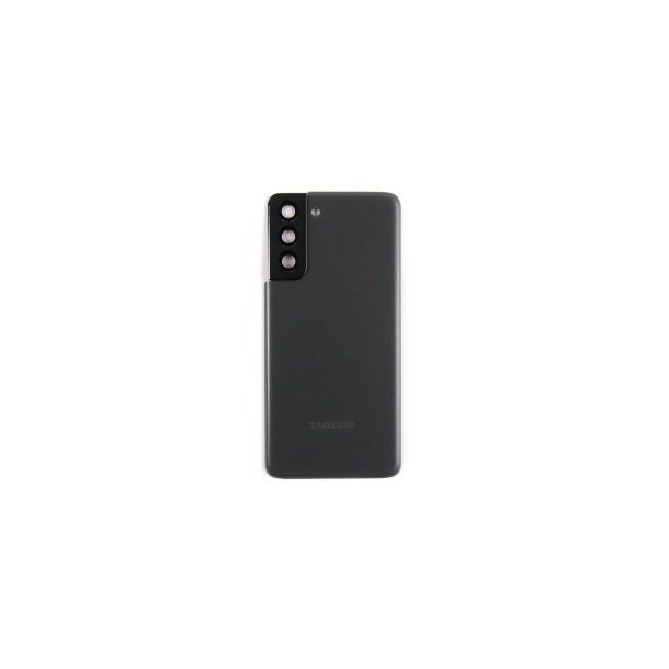 Samsung Galaxy S21 5G G991B bagcover Grey med linse Original