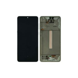 Samsung Galaxy A33 5G Sk�rm med ramme Hvid 5G Display og Digitizer Service Pack