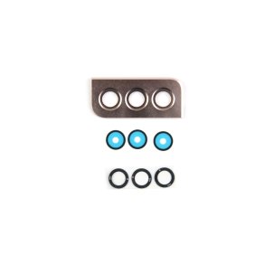 Samsung Galaxy S21 5G G991B Kameralinseglas med ramme Guld OEM