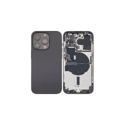 Kabinet til iPhone 14 Pro Max med Sm�dele Sort OEM