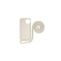 iPhone 15 Cover TPU Guld Halsrem