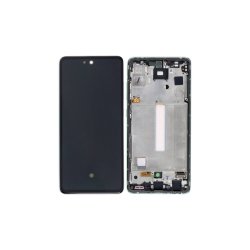Samsung Galaxy A52 5G A526B / Samsung Galaxy A52s A528B Sk�rm OLED med ramme Mint 5G Display og Digitizer Soft-OLED