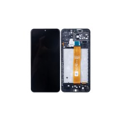 Samsung Galaxy A04s A047F Sk�rm med ramme Sort Display og Digitizer