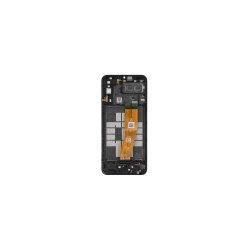 Samsung Galaxy A04e A042F Sk�rm med ramme Sort Display og Digitizer Service Pack