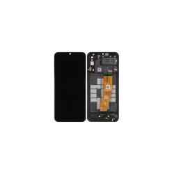 Samsung Galaxy A04e A042F Sk�rm med ramme Sort Display og Digitizer Service Pack