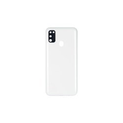 Samsung Galaxy M30s M307F bagcover Pearl White med linse OEM