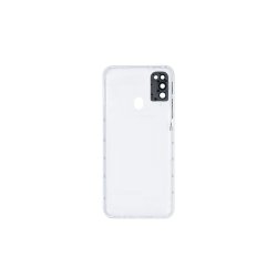 Samsung Galaxy M30s M307F bagcover Pearl White med linse OEM