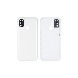 Samsung Galaxy M30s M307F bagcover Pearl White med linse OEM