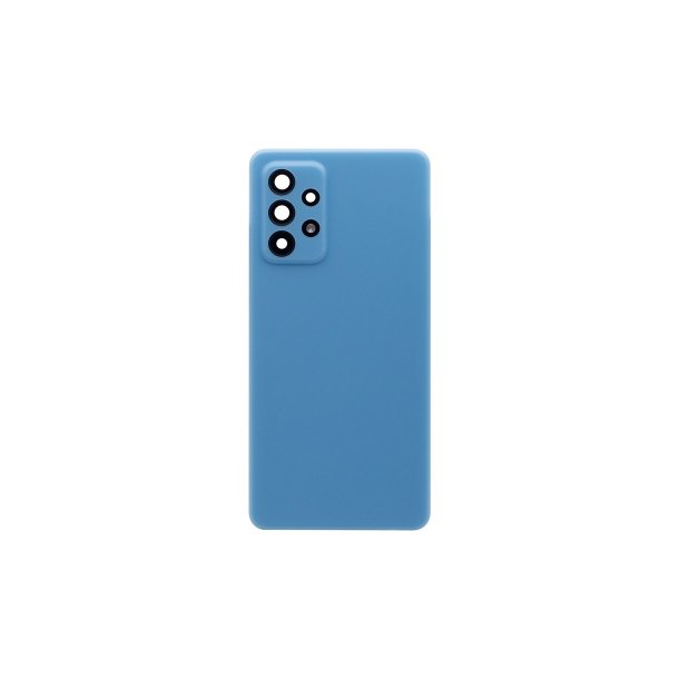 Samsung Galaxy A52 5G A526B / Samsung Galaxy A52 A525F bagcover Blue med linse OEM