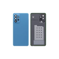 Samsung Galaxy A52 5G A526B / Samsung Galaxy A52 A525F bagcover Blue med linse OEM