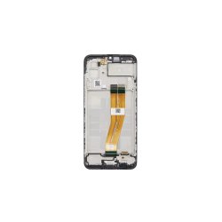 Samsung Galaxy A03 A035F Sk�rm med ramme Sort Non EU Display og Digitizer Service Pack