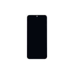Samsung Galaxy A03 A035F Sk�rm OLED med ramme Sort Non EU Display og Digitizer Soft-OLED