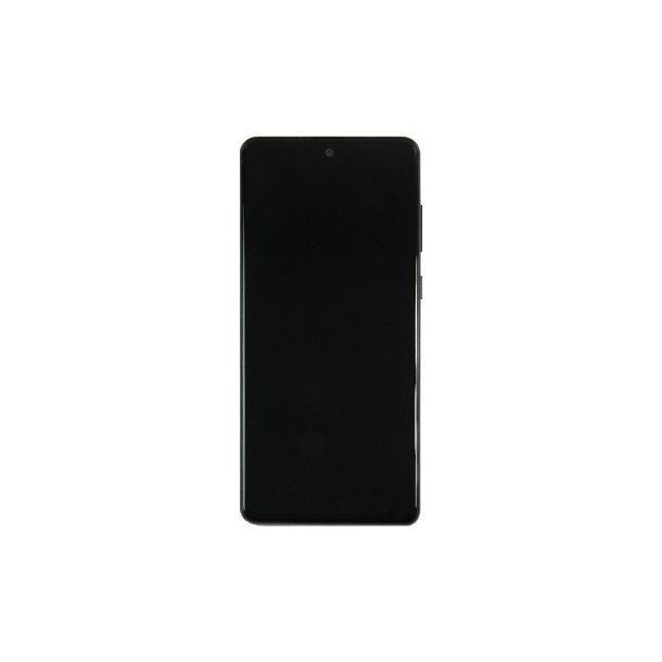 Samsung Galaxy Note 10 Lite N770F/ DS Sk�rm med ramme Sort Display og Digitizer Service Pack