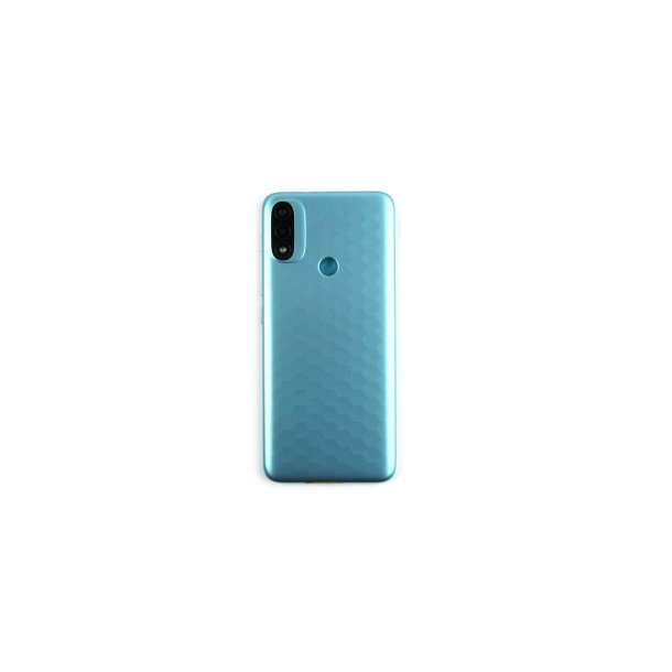 Motorola Moto E20 bagcover Blue med linse OEM