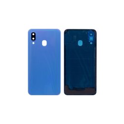Samsung Galaxy A40 A405FN bagcover Blue med linse OEM