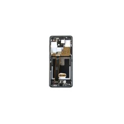 Sk�rm til Samsung Galaxy S20 Ultra G988B OLED med Ramme Service Pack Sort