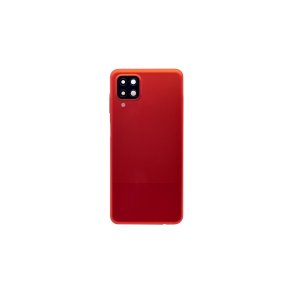 Samsung Galaxy A12 A125F bagcover Red med linse OEM