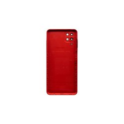 Samsung Galaxy A12 A125F bagcover Red med linse OEM