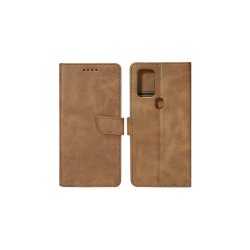 Samsung Galaxy A21s A217F Bookcase Lys brun