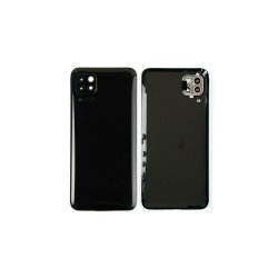 Huawei P40 Lite bagcover Midnight Black med linse OEM