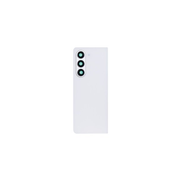 Samsung Z Fold5 bagcover Cream med linse OEM