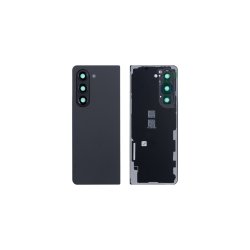 Samsung Z Fold5 bagcover Black med linse OEM