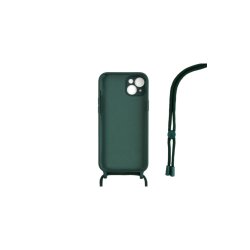 iPhone 13 Cover TPU M�rk gr�n Halsrem
