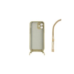iPhone 11 Cover TPU Guld Halsrem