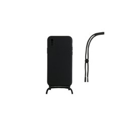 iPhone X / iPhone XS Cover TPU Sort Halsrem