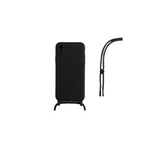 iPhone X / iPhone XS Cover TPU Sort Halsrem