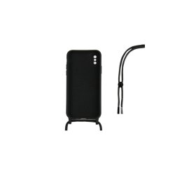 iPhone X / iPhone XS Cover TPU Sort Halsrem