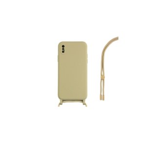 iPhone X / iPhone XS Cover TPU Guld Halsrem
